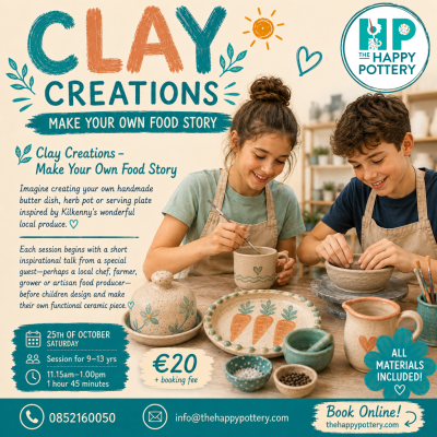 Savour Kids Clay Workshop 9-13 yrs